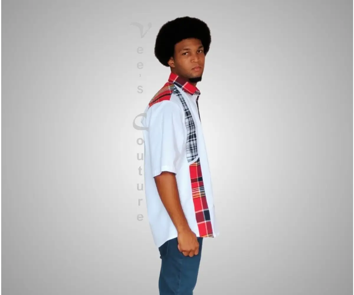 Clean Cut - White MEN’S SHIRT